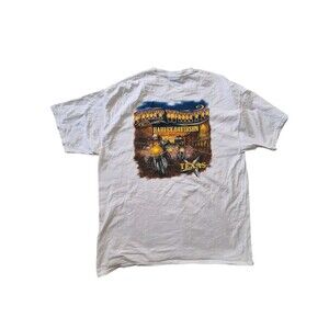 Harley Davidson T Shirt Fort Worth, TX Stockyards Texas Biker Cowboy Hanes Beefy